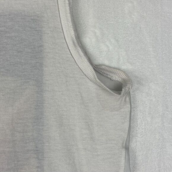 Express Tank Top Womens Medium White Out Of Your League Sleeveless Lightweight - Picture 5 of 9